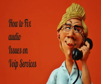how to fix audio issue in Voip services