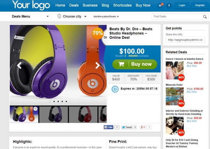WPGroupbuy Review - Is It The Best Groupon Clone Theme? 1 WPGroupbuy Review