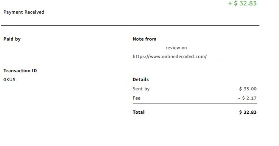 How to get Sponsored Reviews - payment details