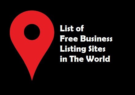 Free Business Listing Sites in The World 1 List of Free Business Listing Sites in The World