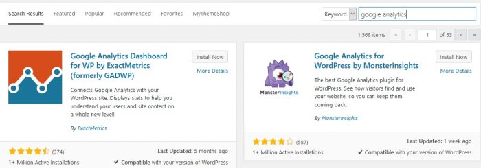 MonsterInsights Popularity - MonsterInsights Review
