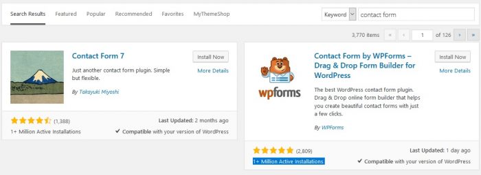 wpforms popularity