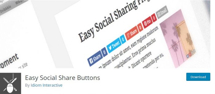 Social Warfare Alternatives: 10 Best Social Share Plugins For WordPress 6 social warfare alternatives - Easy Social Share Button