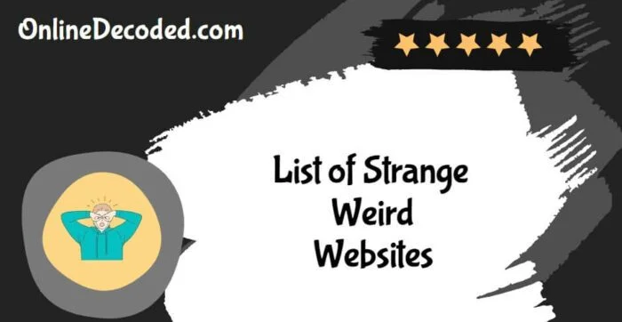 List-of-Strange-Weird-Websites