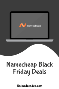 Namecheap Black Friday Deals