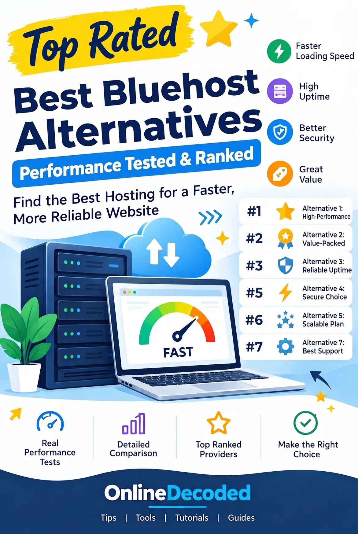 Best Bluehost Alternatives
