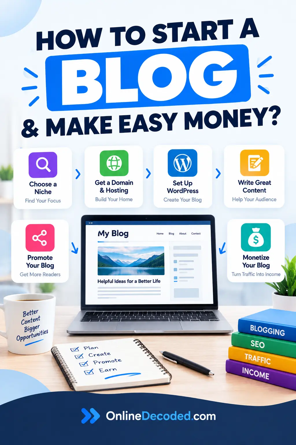 How To Start a Blog and Make Easy Money