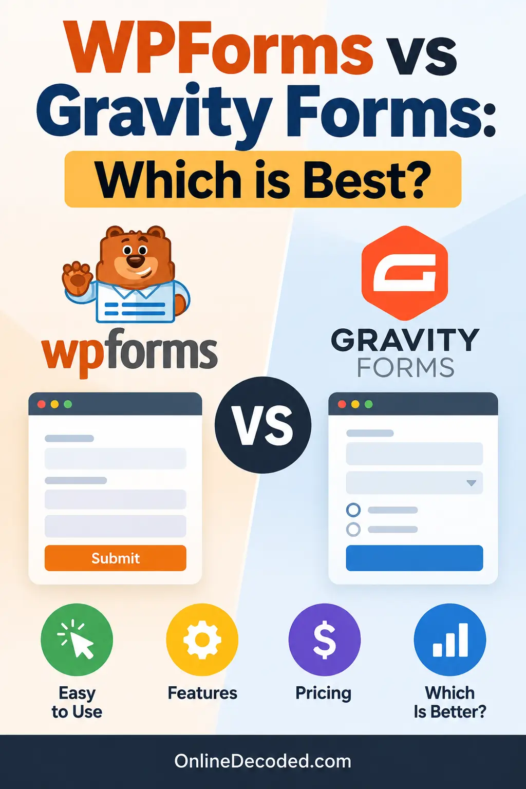 WPForms vs Gravity Forms - Which is the Best