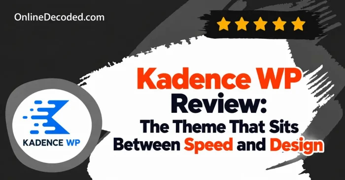Kadence WP Review
