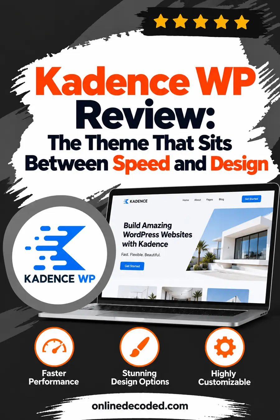 Kadence WP Review - Speed meets design