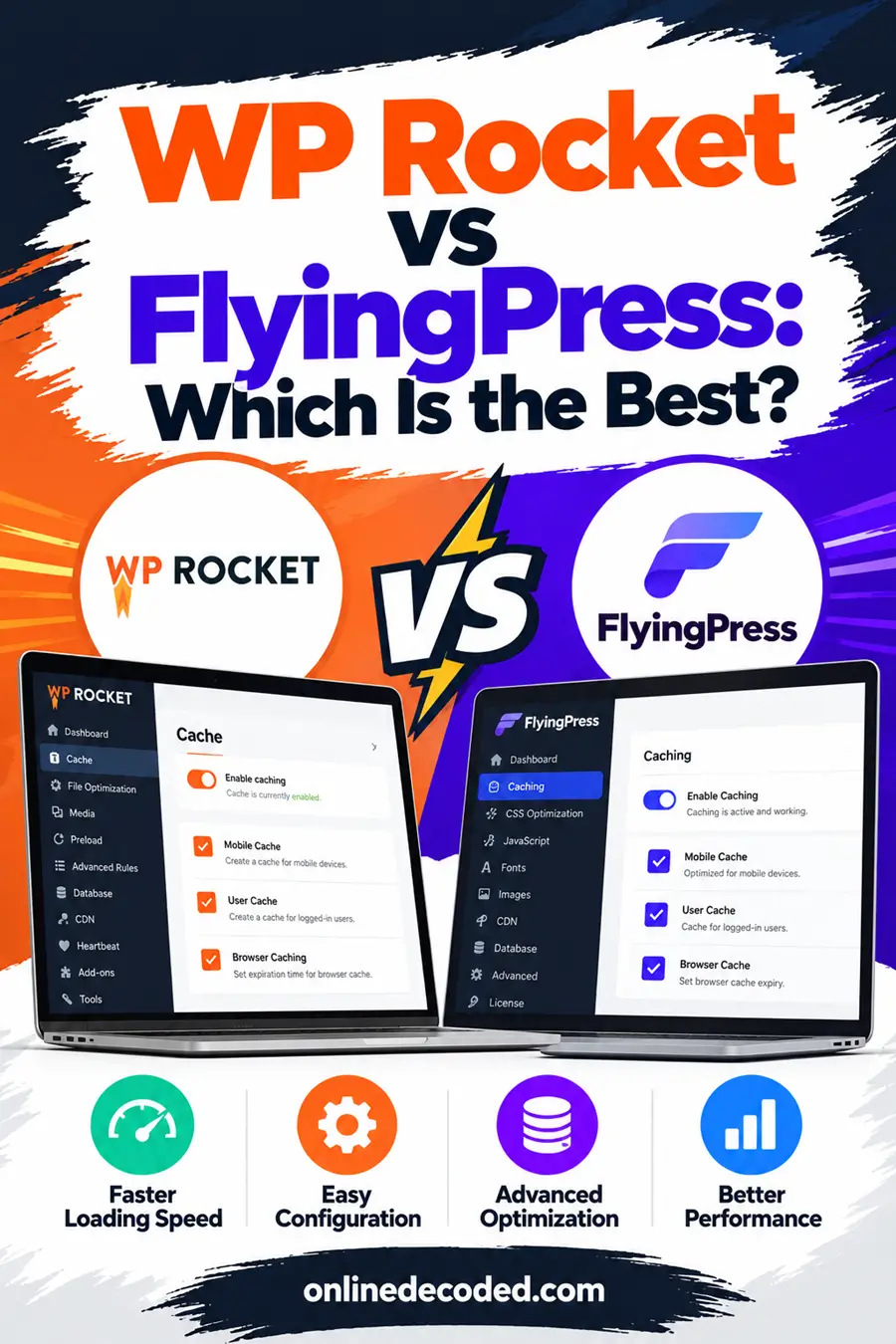 WP Rocket vs FlyingPress - Speed Showdown
